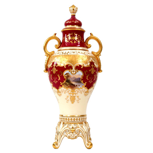 Antike coalport vase - coalport,