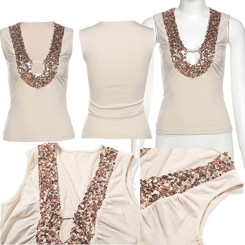 Damen glitzer oberteil - damen,
