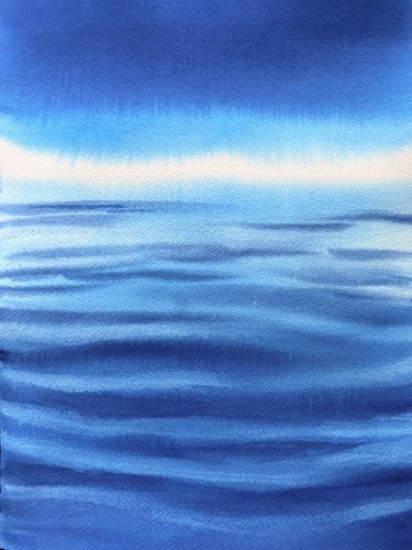 Original aquarell malerei - original,