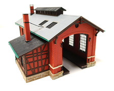 Kibri - Lokschuppen - 1-ständig - 39307 - H0 -  Gebäude Häuser Haus ---- CM 1183