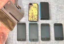 iPhone Konvolut mit 4 Handys