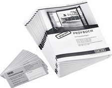 GEZE Abnahmeset Feststellanlage je 10x Prüfbuch, Schild, Aufkleber f. Abnahme...