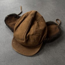 Lederkappe Pelzfutter