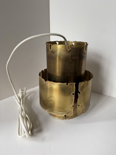 Messinglampe brutalistisch - messinglampe,
