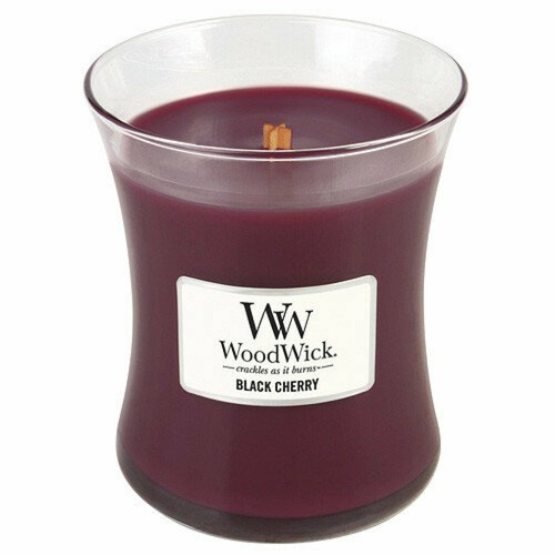Woodwick black cherry - black,