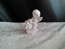 Deko-Figur/Engel/neu/Herz/Rose
