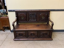 Antike imposante Bretonische Truhen Bank, Traumhaft  - Lieferung möglich! 