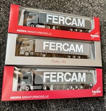Herpa LKW 1:87 MAN / MB Tautliner Fercam Konvolut 