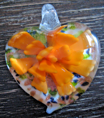 Traum orange muranoglas - orange,
