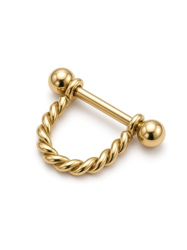 Gold 750 karat piercing - 18,