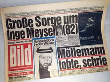 Bildzeitung vom 1993 - bildzeitung, 05.01.1993