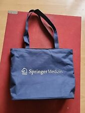 große, blaue  Kongress-Tasche mit Reißverschluss - Springer MEDIZIN