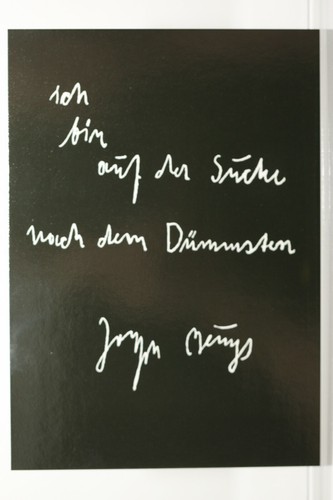 Joseph beuys auf - beuys:"auf, suche"