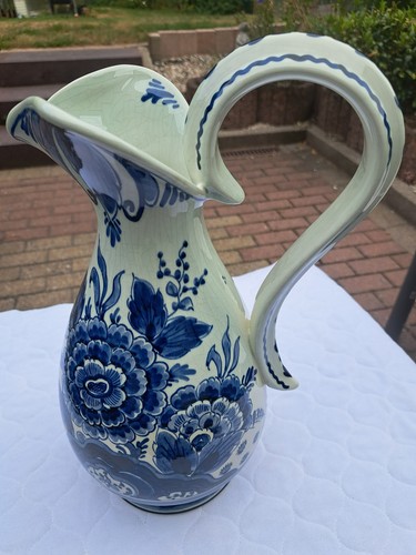 Große delft blue kanne krug - kanne,