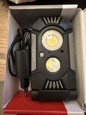 Akku LED Arbeitsleuchte, Blaulicht, für Baustellen 1,500 Lumen