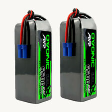 2x Ovonic 6500mAh 6S Lipo Akku 22,2V 100C EC5 für Arrma LKW  E-flite Jet Boot
