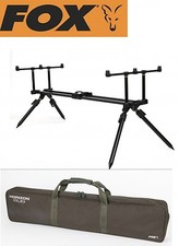 Fox Horizon Dual Pod 3er Rod Pod für 3 Karpfenruten inkl. Tasche -Karpfenangeln