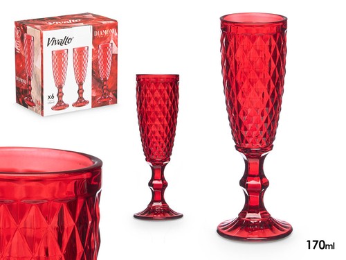 Bunte sektgläser champagner - 6,