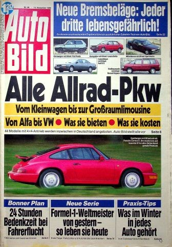 Auto bild 1988 renault - auto,