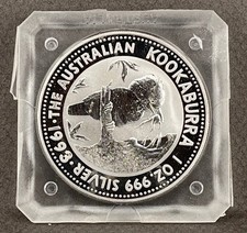 1 oz Silber 5 Dollar Kookaburra Australien 1993
