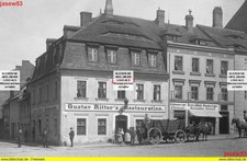 Fk Görlitz in Schl. - Jahr 1910 - Demianiplatz -"Gustav Ritter`s" Restaurant !!!