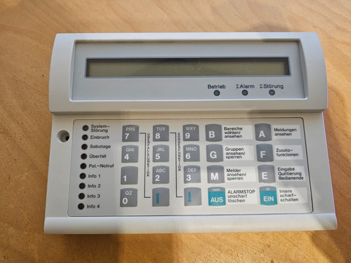 Esser honeywell lcd bedienteil - esser,