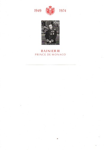 Neues blatt monaco 1974 prinz - neues,