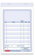 50x herlitz kassenblock - herlitz, a6