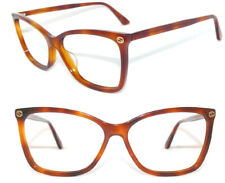 GUCCI BRILLE BRAUN GOLD GG0025O 006 53 DAMEN 0024 LUXUS 0025 FASSUNG 0550