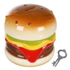 Spardose als Hamburger ca.14cm