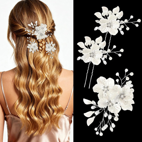 Stück haarschmuck hochzeit - 3,