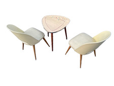 50er 60er Nierentisch  Set