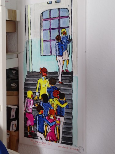 Ein original acryl bild - original,