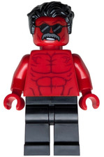 LEGO Red Hulk Minifigur neu