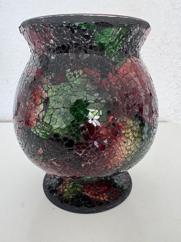 Elambia glaskunst mosaikvase - elambia,