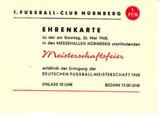 Ticket Meisterfeier 1. FC