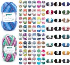 100g Gründl Hot Socks - 4-fach Sockenwolle - Garn Stricken Häkeln (59,90€/kg)