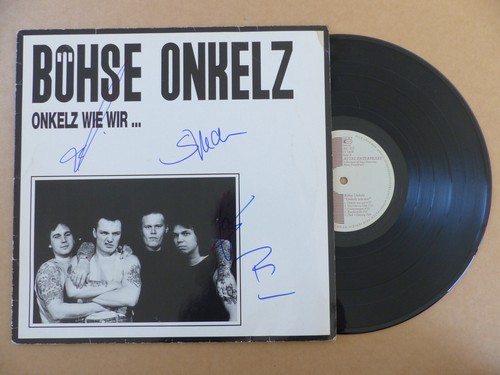 Böhse onkelz signed autogramm - onkelz,