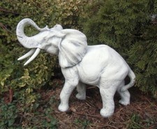Steinfigur Elefant, Steinguss