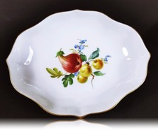 Meissen  Schale, oval Frucht /