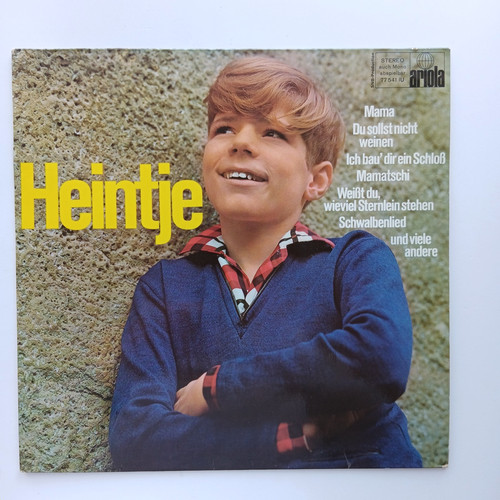 Heintje 1968 vinyl ariola - heintje,