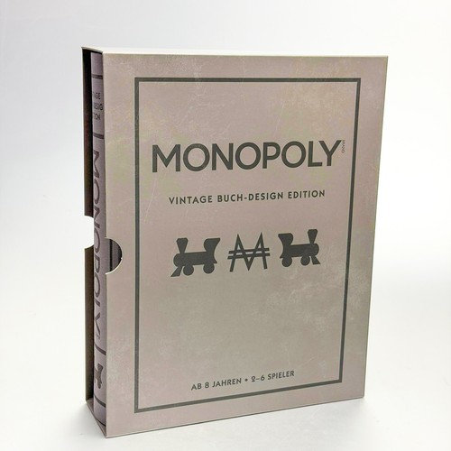 Monopoly vintage buch - monopoly, buch-design