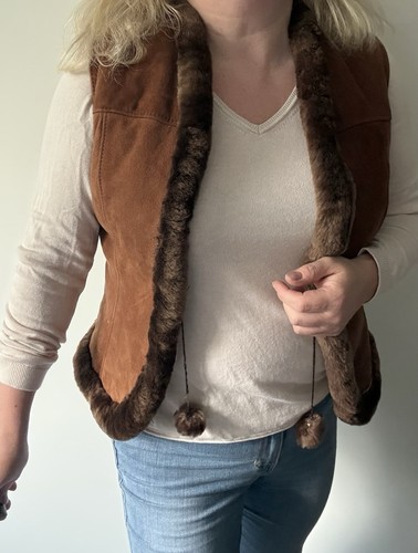 Vintage fellweste echt - fellweste,
