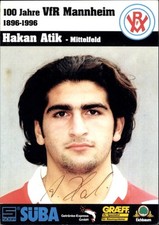 Autogrammkarte Fußballer