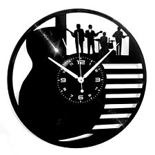 Wanduhr Vinyl Schallplatte - Rock Pop Gitarre Musikinstrumente Musikgruppe
