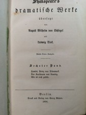 Shakspeare's dramatische