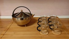 Bodum Teekanne Teapot Teaball aus Edelstahl und 6 Teegläser