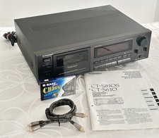 Pioneer CT-S810S High-End Stereo Cassette Deck Riemen Satz neu 3 Kopf