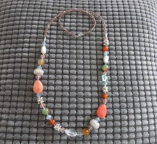 Damen Kette Halskette Modeschmuck bunt