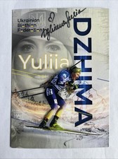 orig. Autogrammkarte Biathlon